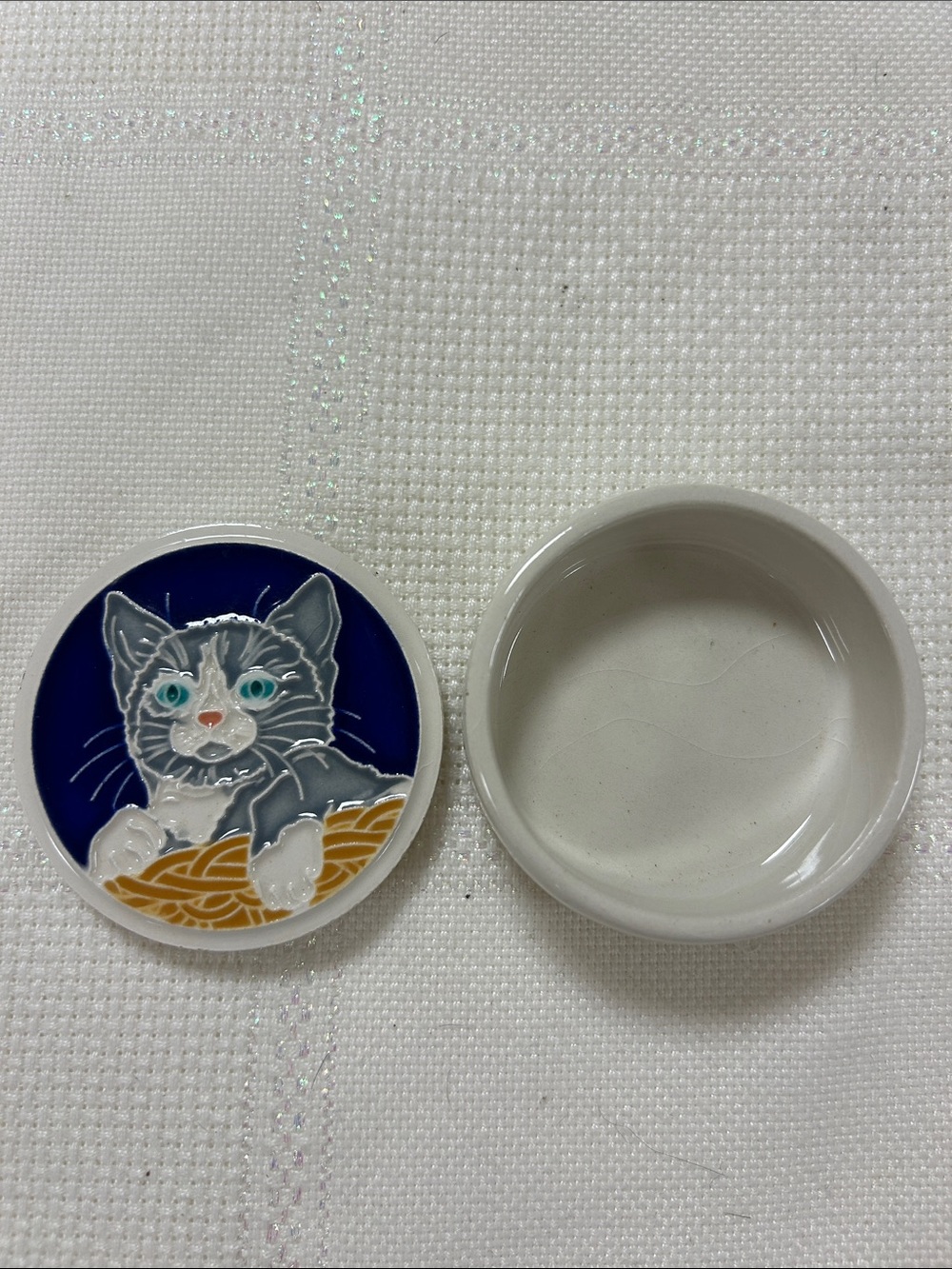 Authentic vintage ceramic box from Creazioni Luciano image 2